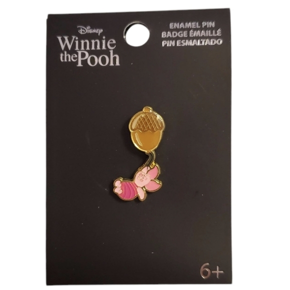 New Loungefly Disney Winnie the Pooh Piglet Balloon Enamel Collection Pin - Picture 2 of 4